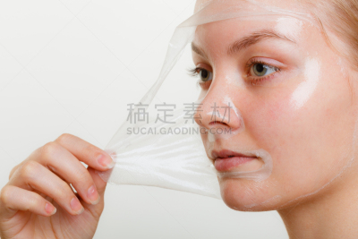 果皮,女人,防护面罩,美,彩妆,水平画幅,健康,特写,青年人,人的脸部