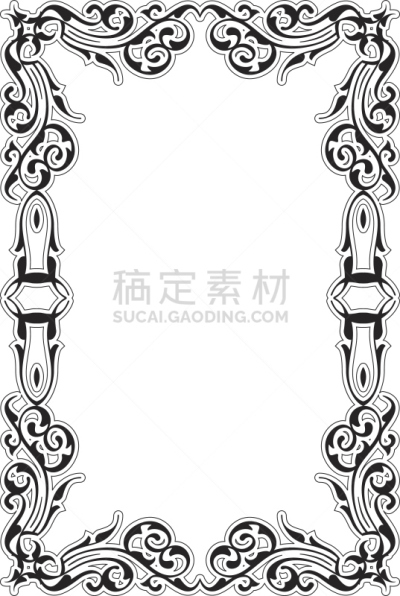 华丽的,戒童,巴洛克风格,螺线,华贵,边框,仅一朵花,复古风格,古典式