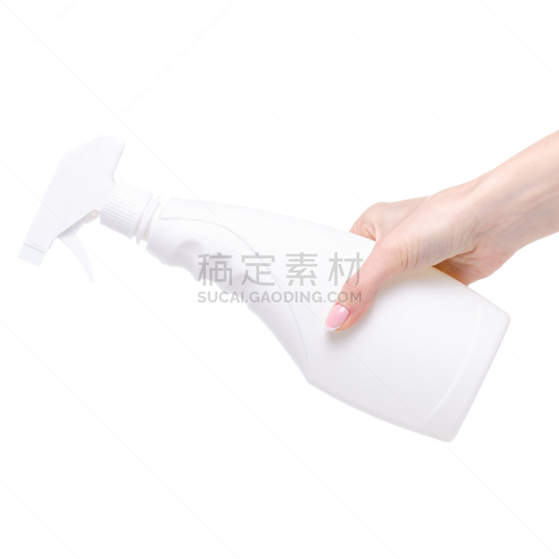 白色,手,拿着,清洁器材,白色背景,喷雾瓶,垂直画幅,乌克兰,清洗剂,图像