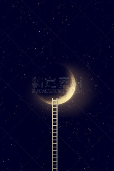 月亮,商务,飘然,云,梦想,想法,背景,天空,绘画插图,夜晚