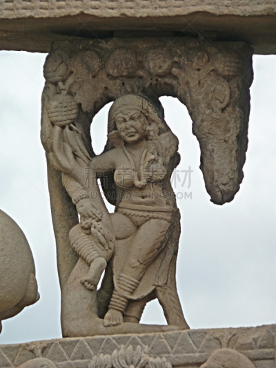 灵性,女性,自然,大约1世纪,垂直画幅,褐色,女神,佛