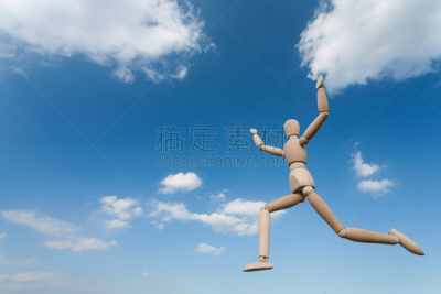 天空,娃娃,人体活动模型,越野赛跑,水平画幅,短跑,运动员,非凡的,田径运动员,运动