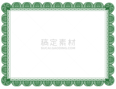 证书,边框,文档,打叉,绿色,死亡证明,出生证明,结婚证书,空白的,留白