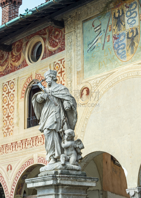 维杰瓦纳,广场,doge's palace,垂直画幅,纪念碑,无人,十字形,古老的,帕维亚,户外