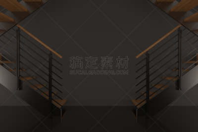 台阶楼梯,室内,住房,木制,黑色,住宅房间,概念,感官五台阶,栏杆,楼梯