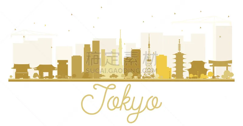 东京 城市天际线 黄金 出租车 商务 背景分离 现代 著名景点 鸟类 商业金融和工业图片素材下载 稿定素材