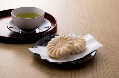 最中,木制,日本,桌子,糖果店,日式茶杯,日本点心,绿茶,饮食,水平画幅