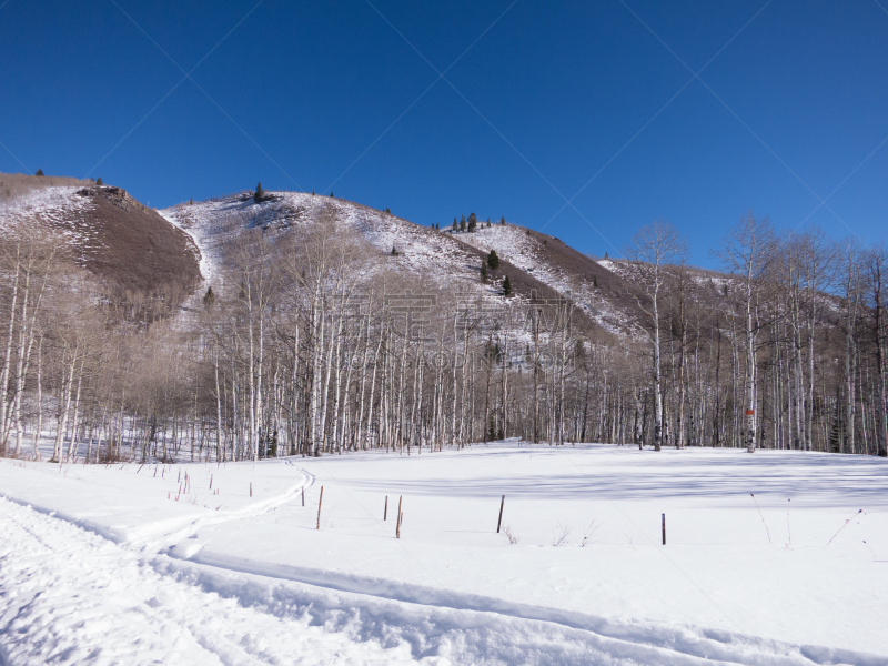 圣丹斯,瓦萨屈山脉,山,有包装的,穿雪鞋走路运动,粉末状雪,雪山,天空,美国西部,洛矶山脉