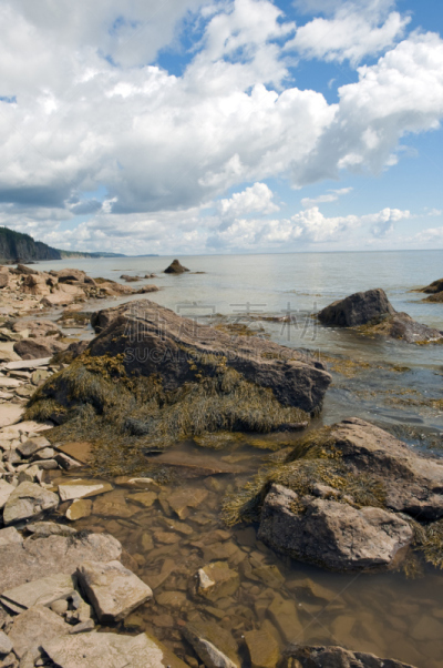 极端地形,海岸线,cape enrage,芳迪海湾,纽宾士域,垂直画幅,水,天空,无人,大西洋