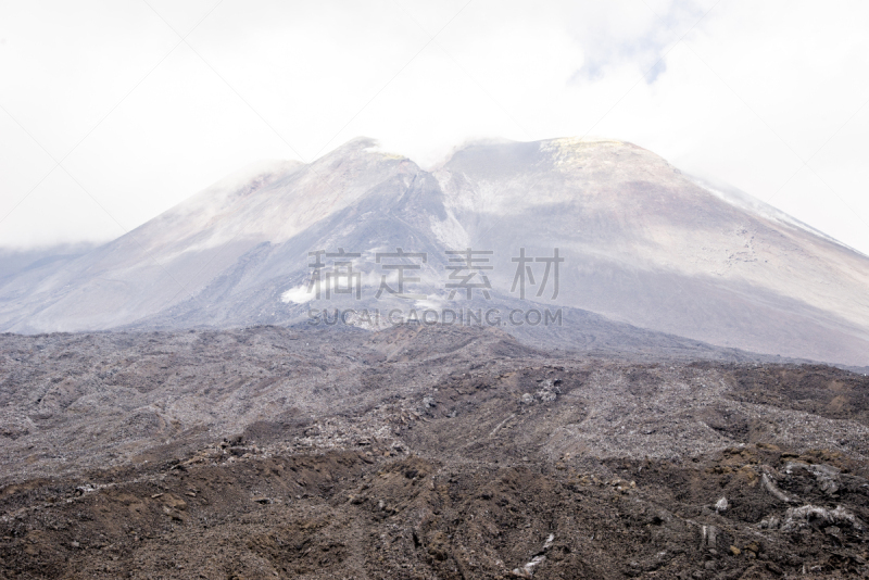 埃特纳火山,火山,西西里,意大利,天空,公园,水平画幅,云,山,无人