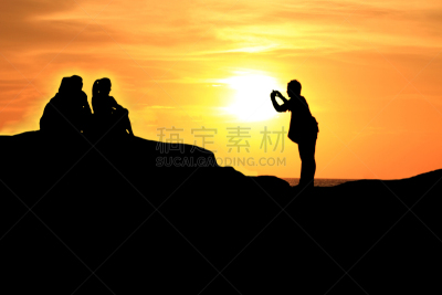 夜晚,人,运动,加那利群岛,动机,背包族,女人,旅游目的地,岛,海洋