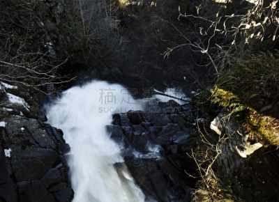 birks of aberfeldy,瀑布,苏格兰,阿伯费尔地,自然,水,宁静,非都市风光,水平画幅,地形