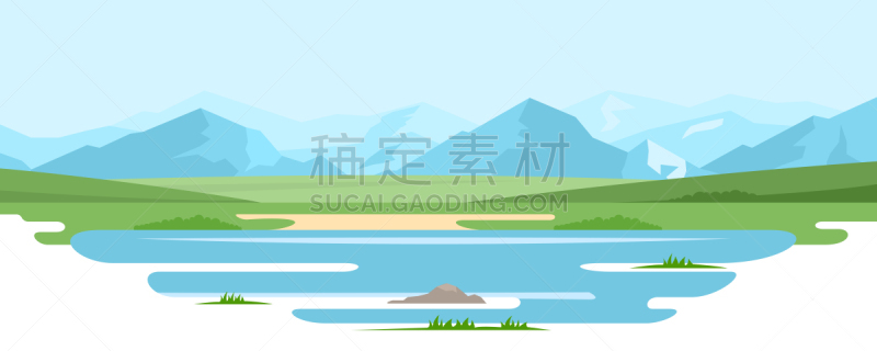 夏天,地形,云景,自然界的状态,云,草,春天,湖,植物,河流