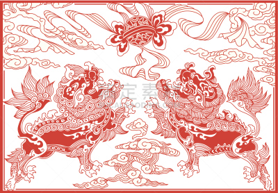狮子,进行中,珍珠牡蛎,公亩,狮子舞蹈,春节,过时的,秘密,球,云景
