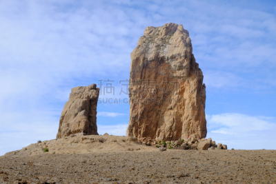 罗克卢波峰,岩石,风景,西班牙,加那利群岛,名声,大加纳利,特赫达,西班牙公开赛,高尔夫球运动
