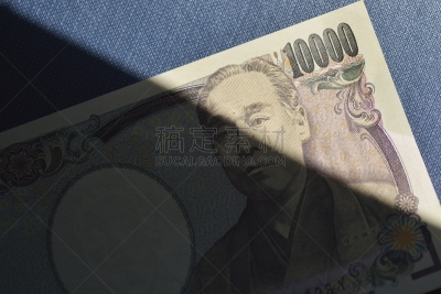 1万日元,日本,阴影,日本央行,中央银行,水平画幅,无人,特写,工资,摄影