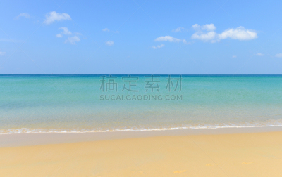 天空,海滩,鸡尾酒,蓝色,卡隆海滩,普吉岛,水,水平画幅,沙子,无人