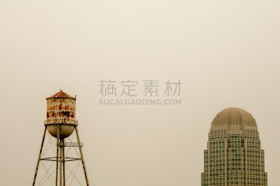 温斯顿塞伦,城市天际线,北卡罗来纳,水平画幅,市区,无人,摩天大楼,户外,塔,北