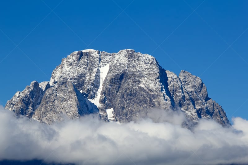 大提顿,慕銳山,杰克森,杰克逊,山艾树,怀俄明,陡峭,天空,美国西部,水平画幅