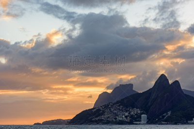 山,石头,兄弟,两只动物,俩兄弟山,维迪哥尔海滩,阿波阿杜尔海滩,佩德拉大加韦亚,伊帕尼马海滩,水