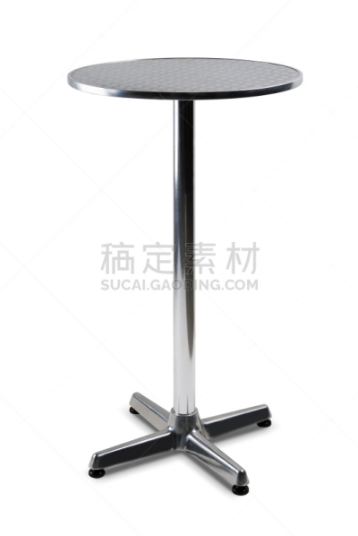桌子,圆形,牌桌,金属,白色背景,背景分离,茶水间,咖啡馆