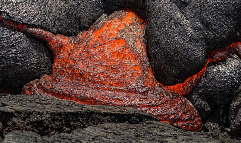 普乌欧火山口,夏威夷大岛,熔岩,火山口,火山岩,哈雷马坞火山口,几劳亚活火山,夏威夷火山国家公园,火山学,岩层