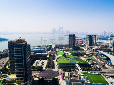 都市风景,宿州,查济,独墅湖,办公室,水,水平画幅,夜晚,无人,曙暮光