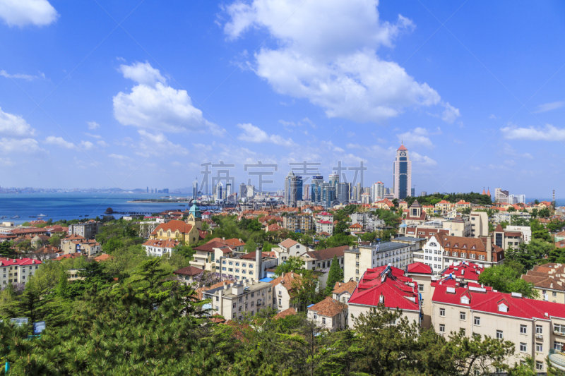 青岛,风景,自然美,山东省,水,天空,美,公园,度假胜地,水平画幅