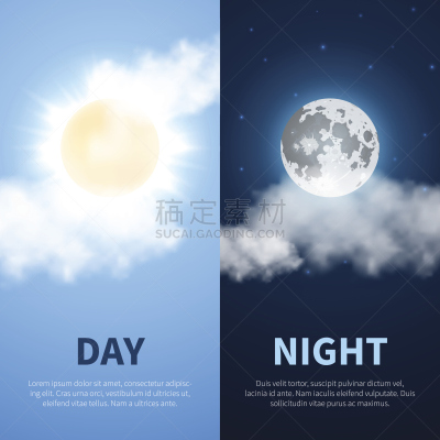夜晚,时间,矢量,白昼,背景,天空,无人,绘画插图,符号