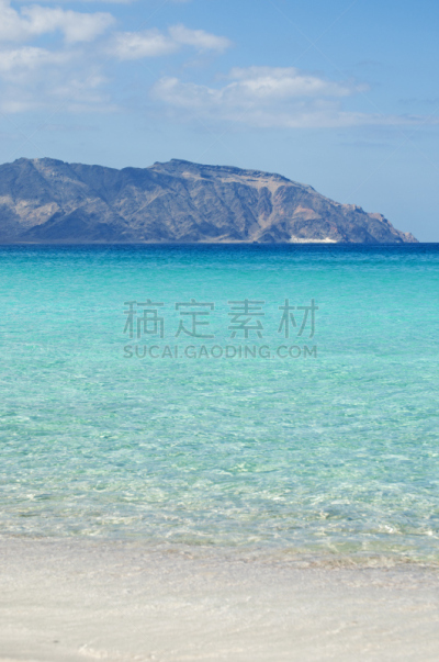 索科特拉岛,水,海滩,岛,水晶,名声,一只动物,海湾,莫斯特