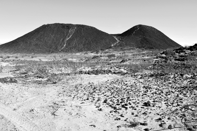 火山口,火山岩,加利福尼亚,古典式,沙漠,火山渣锥,岩石,户外,天空,沙子