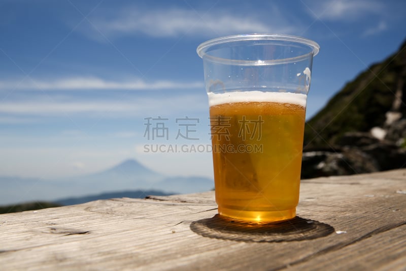 富士山,啤酒,火山,啤酒泵,北岳山,水平画幅,山,无人,日本,摄影