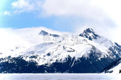 伽若巴蒂公园,山,雪山,云,雪,加拿大,不列颠哥伦比亚山脉,自然美,岩石,户外