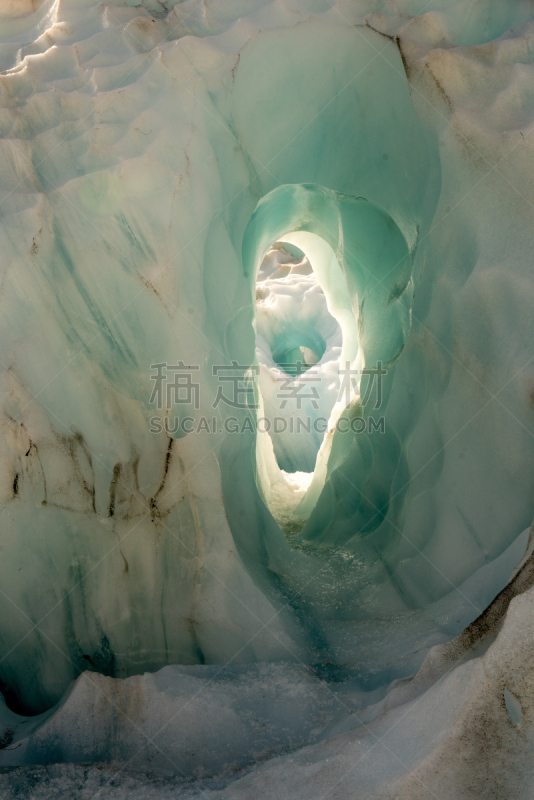 雪,山,冰河,冰,徒步旅行,宏伟,垂直画幅,天空,云,旅行者