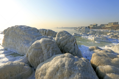 海滩,中国,风景,北戴河,北戴河区,秦皇岛,两极气候,地质学,太平洋,冰河