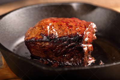 牛排,煮锅,嫩里脊排,水平画幅,无人,膳食,特写,肉,烤的,热