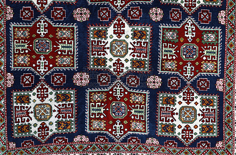 地毯,阿塞拜疆,艺术,水平画幅,纹理效果,纺织品,无人,古典式,几何形状,工艺品