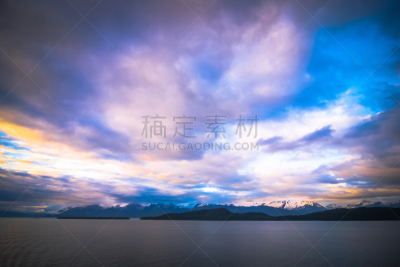 夏天,泥,阿拉斯加,海湾,自然,水,美国,水平画幅,地形,雪
