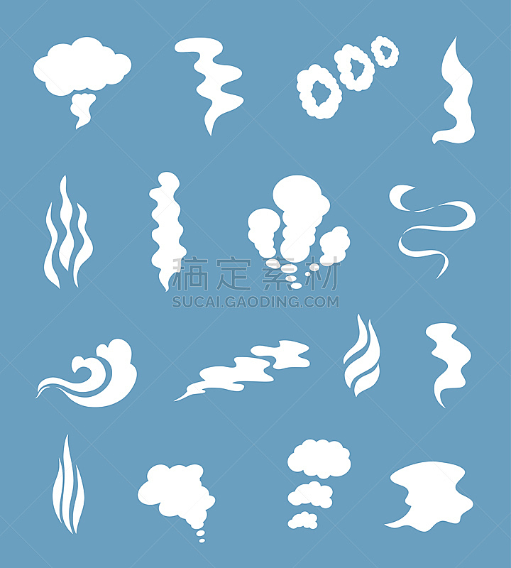 烟,香烟,蒸汽,烟囱,云景,管道,火,矢量,符号,标志