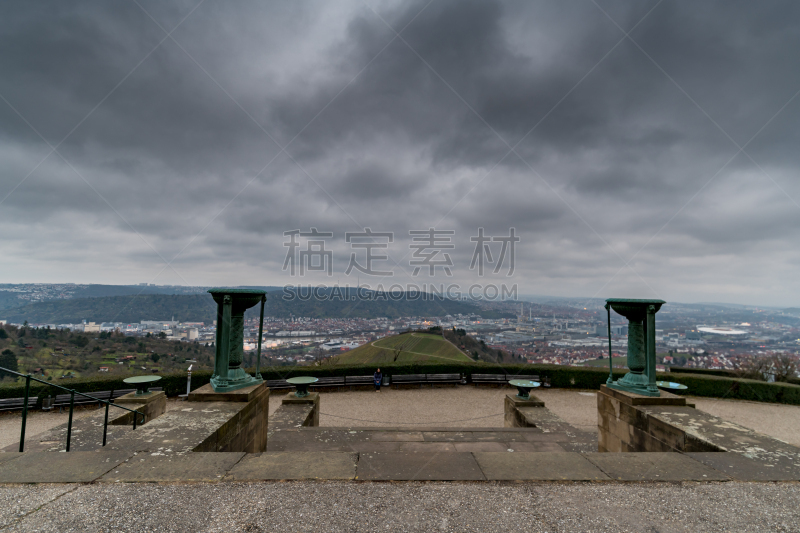 斯图加特,德国,风景,葡萄酒,葡萄酒厂,水平画幅,山,夏天,户外,田地