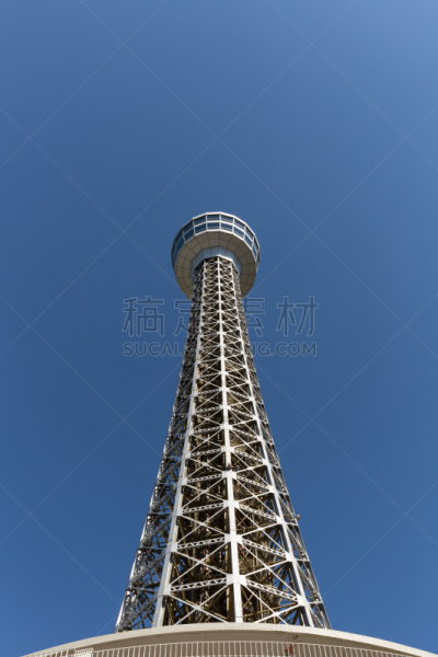 横滨,塔,垂直画幅,国际著名景点,玛琳塔,无人,著名景点,神奈川县,摄影