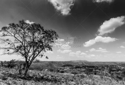 韦拉克鲁斯,韦拉克鲁斯州,榴弹炮,水平画幅,山,无人,当地著名景点,黑色,拉丁美洲,白色