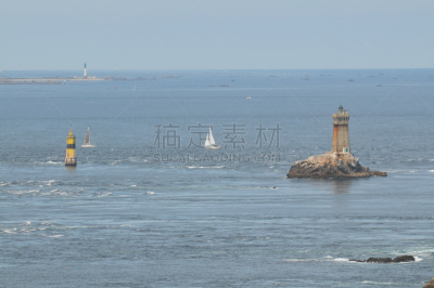 灯塔楼,布列塔尼,水平画幅,无人,赫兹海岬,建筑外部,户外,法国,海洋,菲尼斯泰尔省