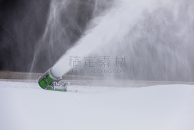 人造的,雪,滑雪场,水,天空,度假胜地,炮,气候,水平画幅