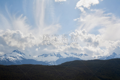 黑云压城,山顶,天空,公园,水平画幅,雪,无人,夏天,偏远的,户外