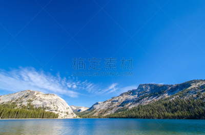 美国,加利福尼亚,新娘面纱瀑布（优胜美地）,船长岩,半圆顶,梅丽波莎县,优胜美地山谷,水,天空,公园