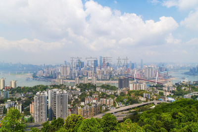 建筑,城市天际线,重庆,城市生活,四川省,天际线拱门,重庆市,会堂,商务,照明设备