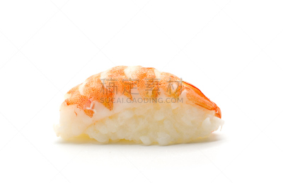 寿司,虾,白色背景,江户时代,海老寿司,煮食,水平画幅,无人,海产,特写