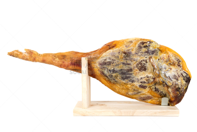 动物腿,塞拉诺火腿,泽拉诺辣椒,意大利熏火腿,火腿,西班牙,伊比利亚风格,水平画幅,动物身体部位,熟食店