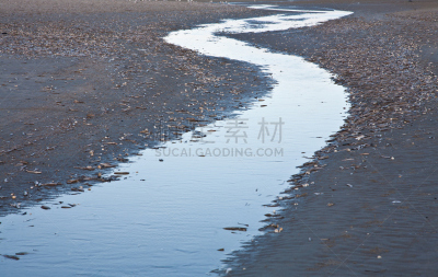 岛,海滩,丹麦,河流,法诺,自然,水,水平画幅,沙子,无人